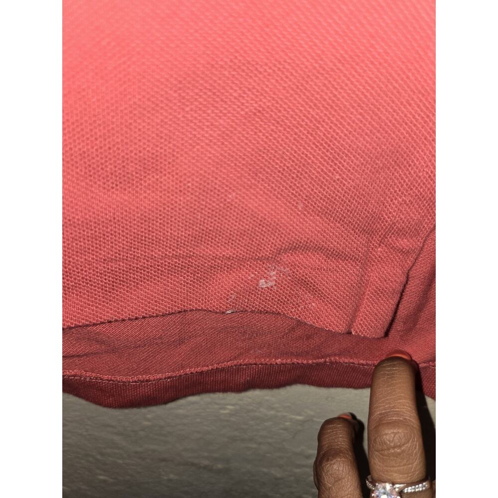 Polo Ralph Lauren Polo Shirt, Short Sleeve, Red, 100% Cotton, Men's Size XL - Picture 5 of 6